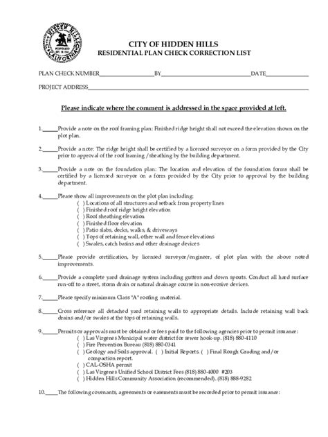 rcbkk 010z|Handout 045 Residential Plan Check Correction .